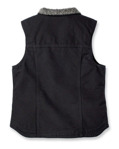 Carhartt Womens Washed Duck Mock Neck Vest