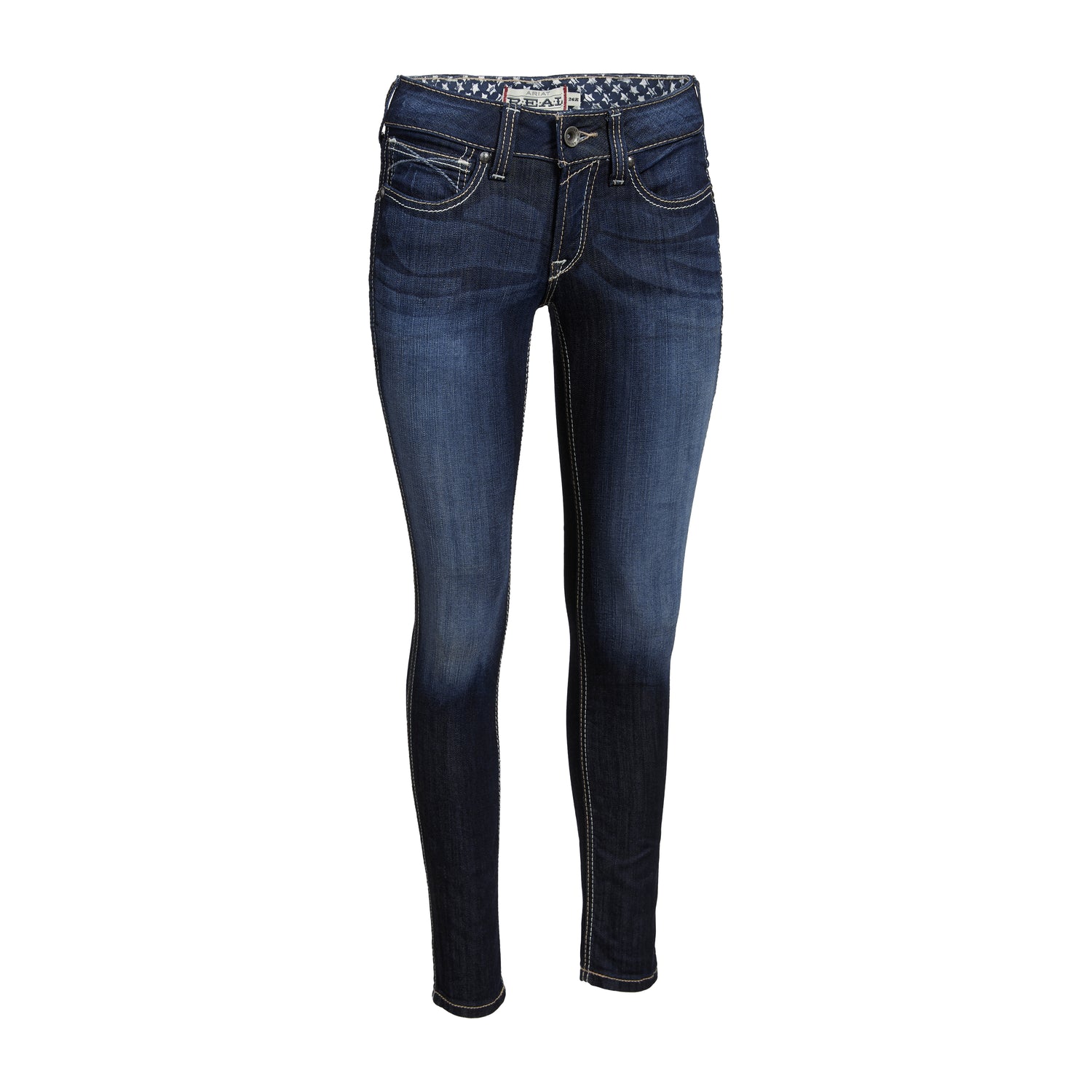 Ariat Womens R.E.A.L Mid Rise Ella Skinny Jeans