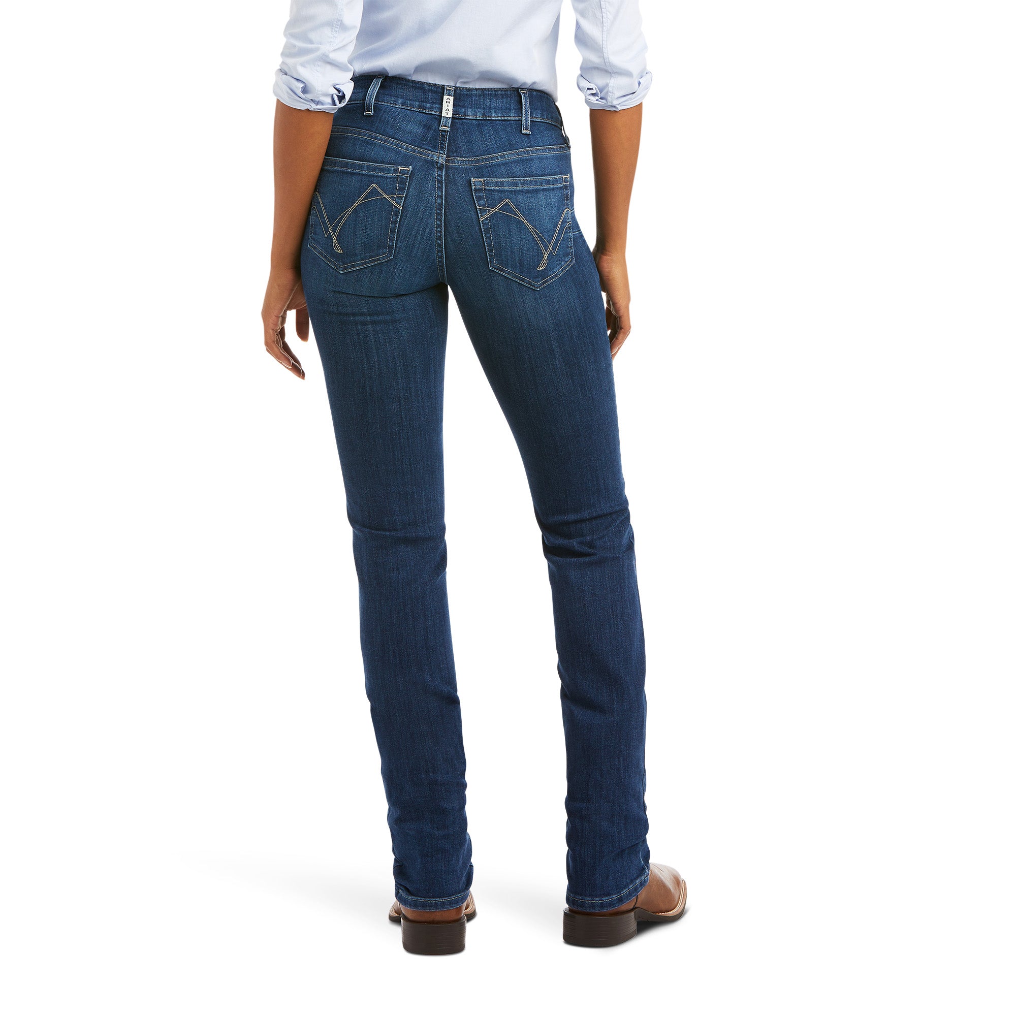 Ariat Womens R.E.A.L Perfect Rise Abby Straight Jeans