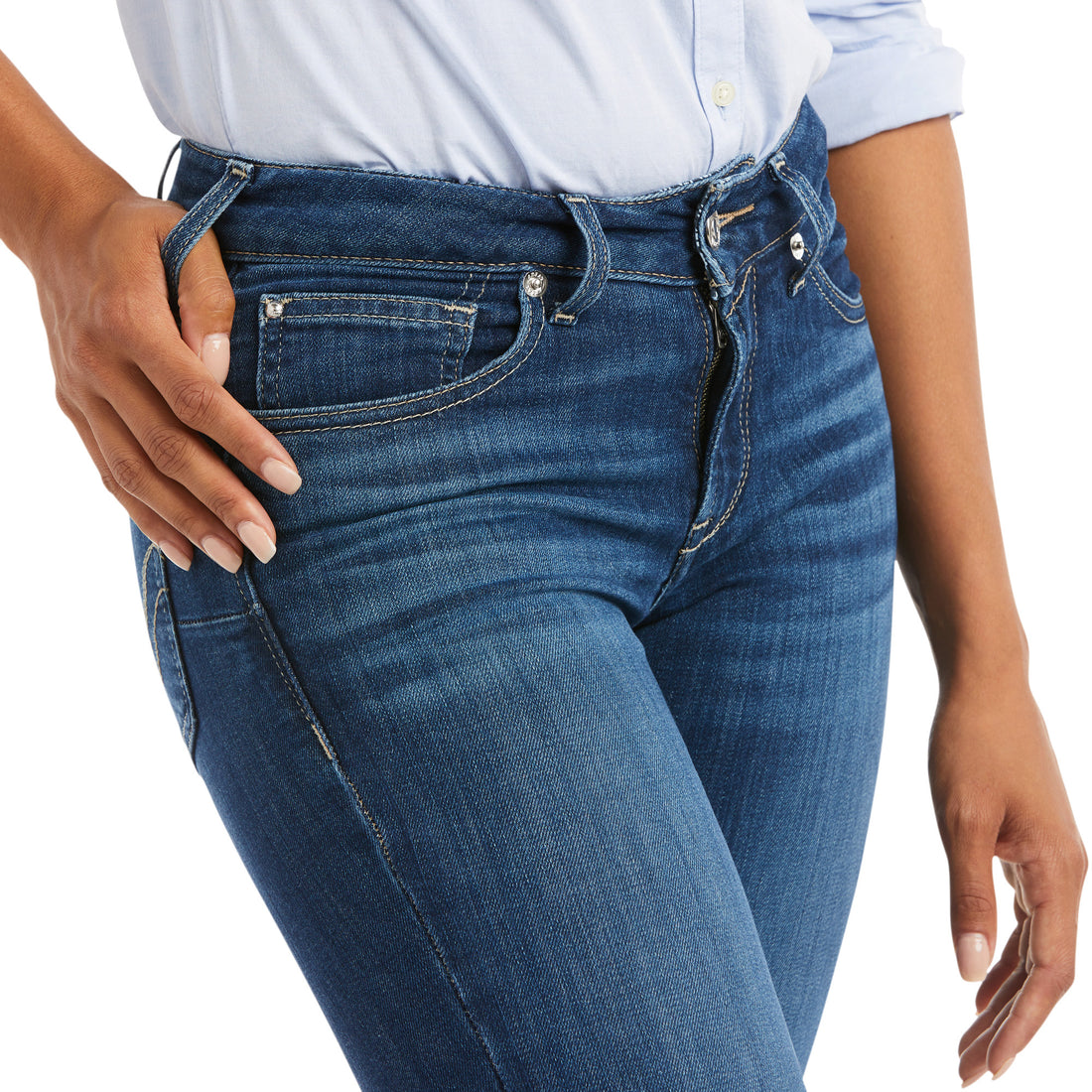 Ariat Womens R.E.A.L Perfect Rise Abby Straight Jeans