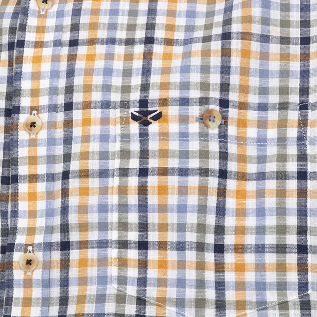 Hoggs Of Fife Aberdour Short Sleeve Checked Shirt