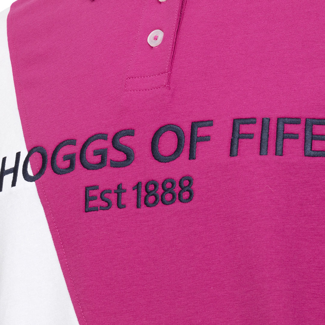 Hoggs Of Fife Ladies Abbey Sash Jersey Polo