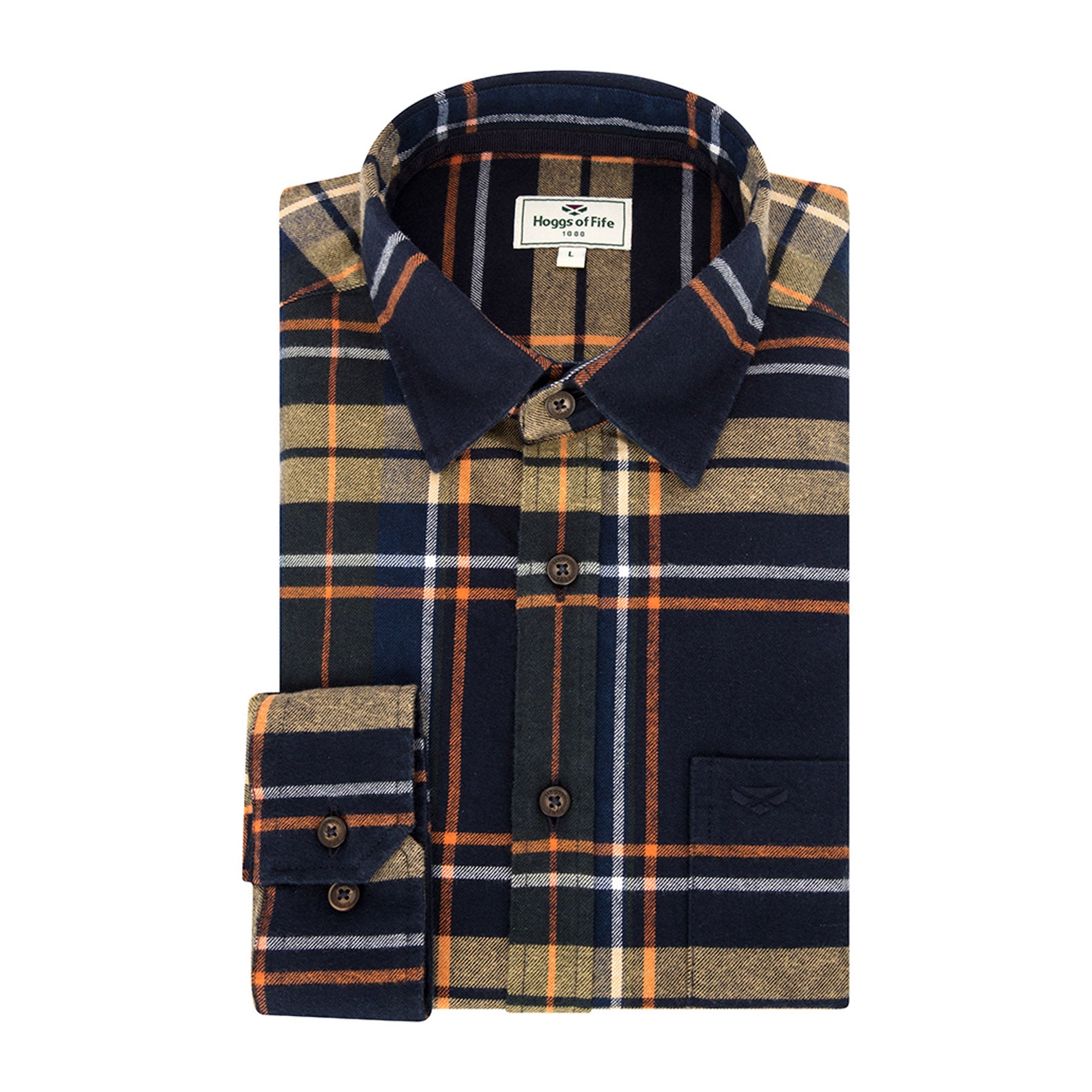 Hoggs of Fife Coll Cotton Twill Check Shirt