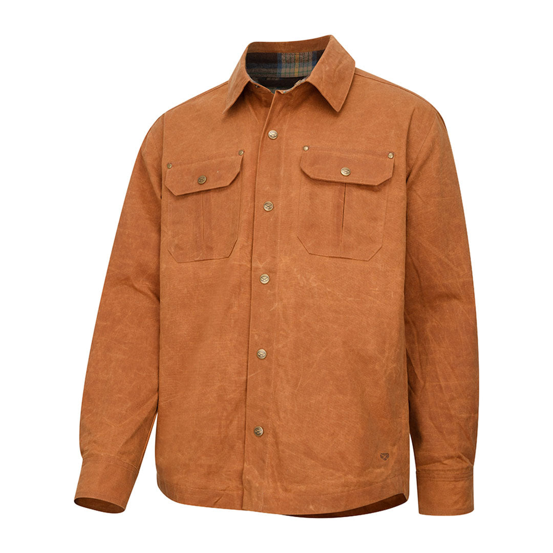 Hoggs of Fife Huntly Waxed Canvas Utility Overshirt
