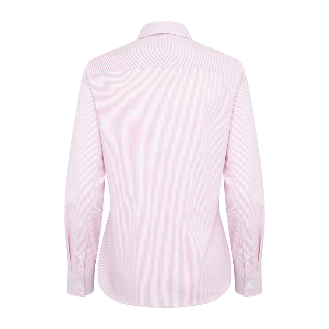 Hoggs of Fife Ladies Ingliston Stretch Stripe Shirt