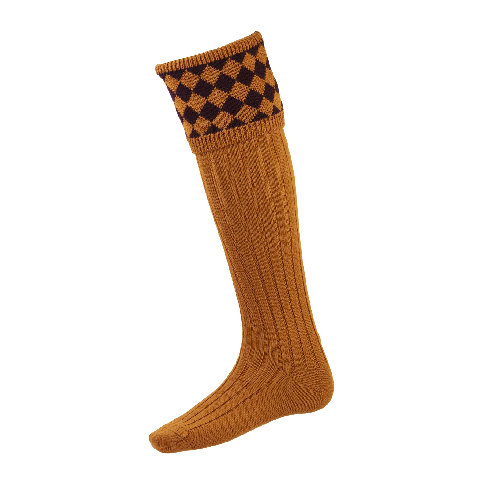 House of Cheviot Chessboard Socks