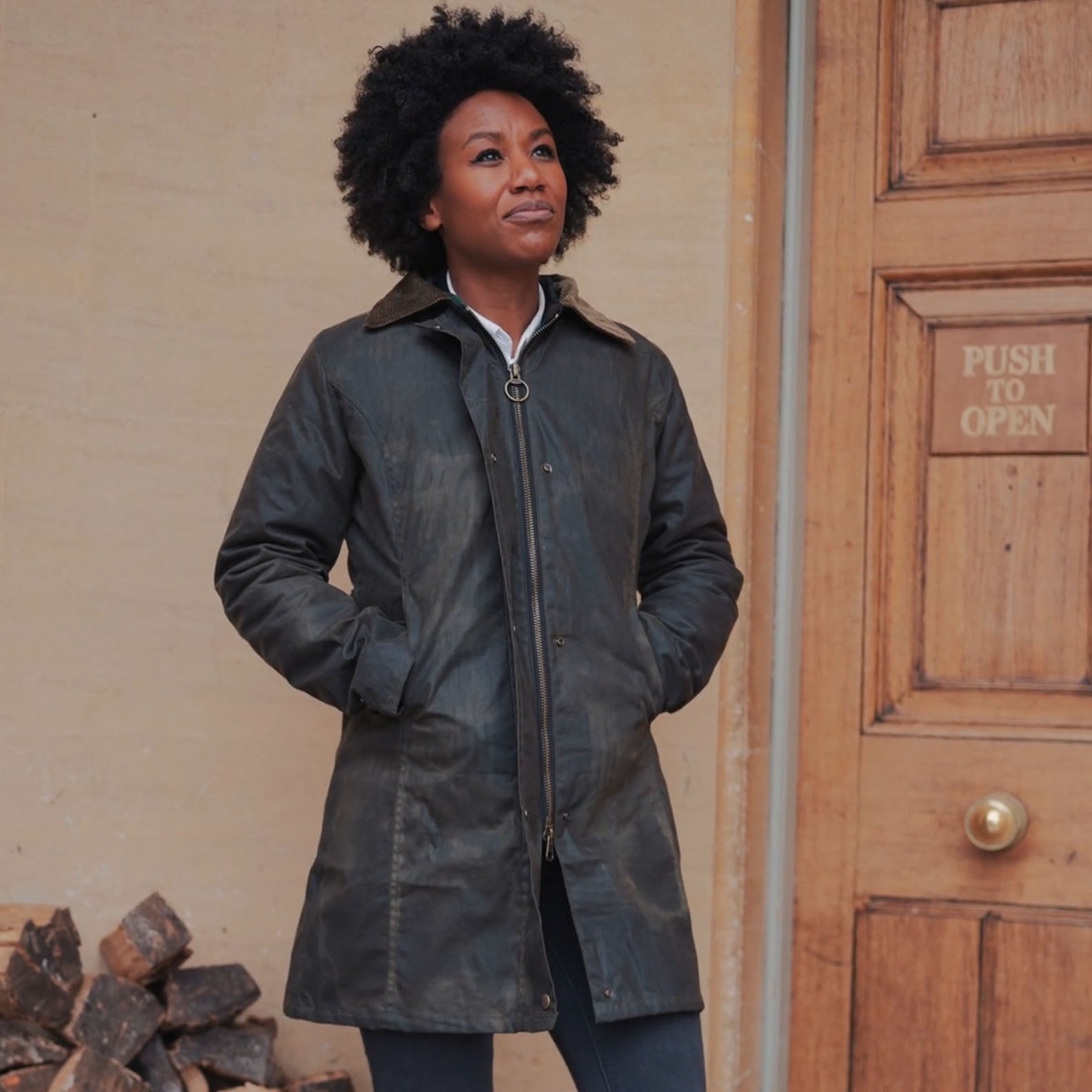 New Forest Ladies Longer Length Wax Jacket