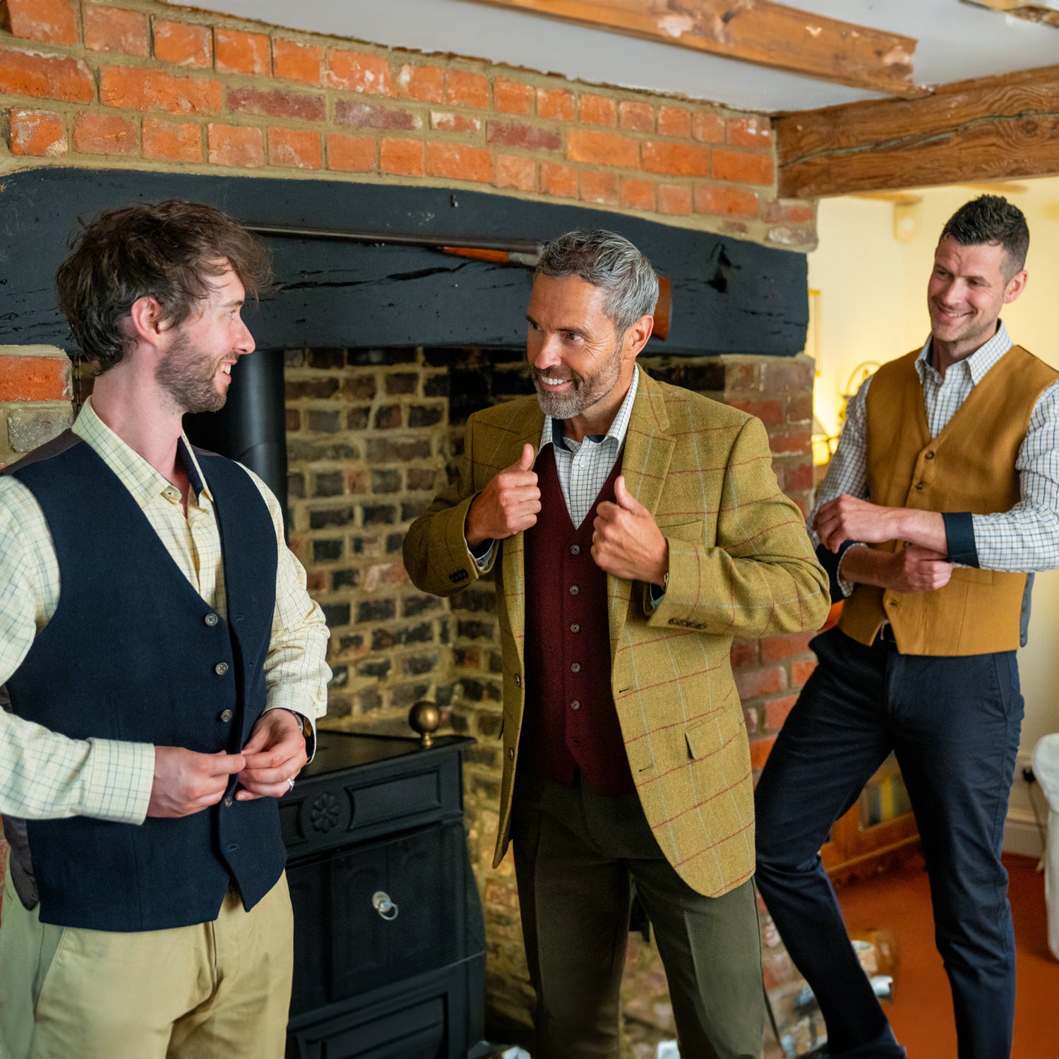 Tweed Blazer and Waistcoat