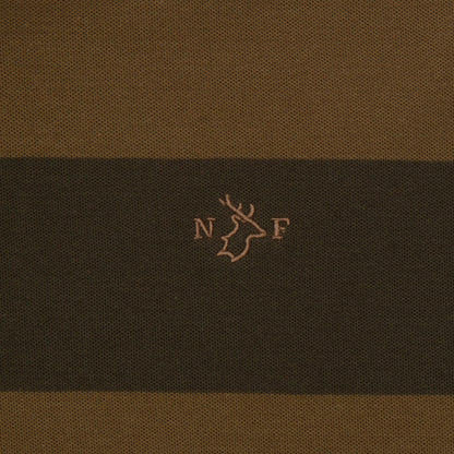 New Forest Stripe Pique Polo Shirt