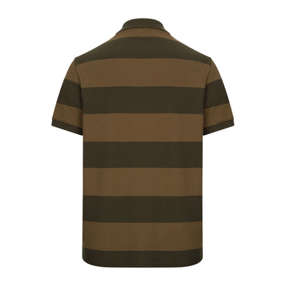 New Forest Stripe Pique Polo Shirt