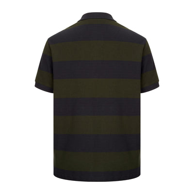 New Forest Striped Pique Polo Shirt