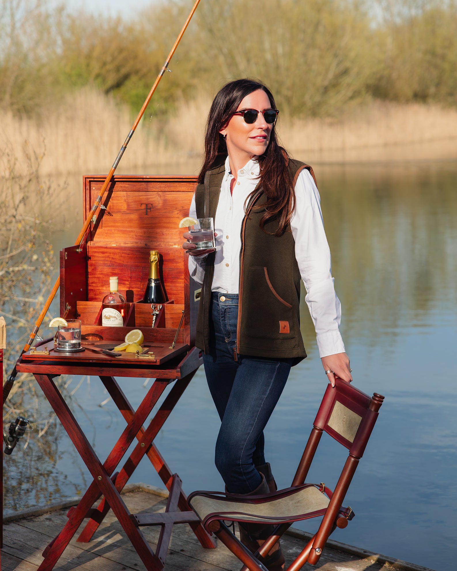 New Forest Ladies Shooters Fleece Gilet