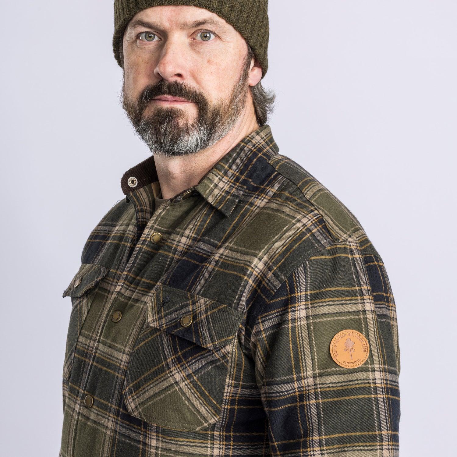 Pinewood Finnveden Check Padded Overshirt