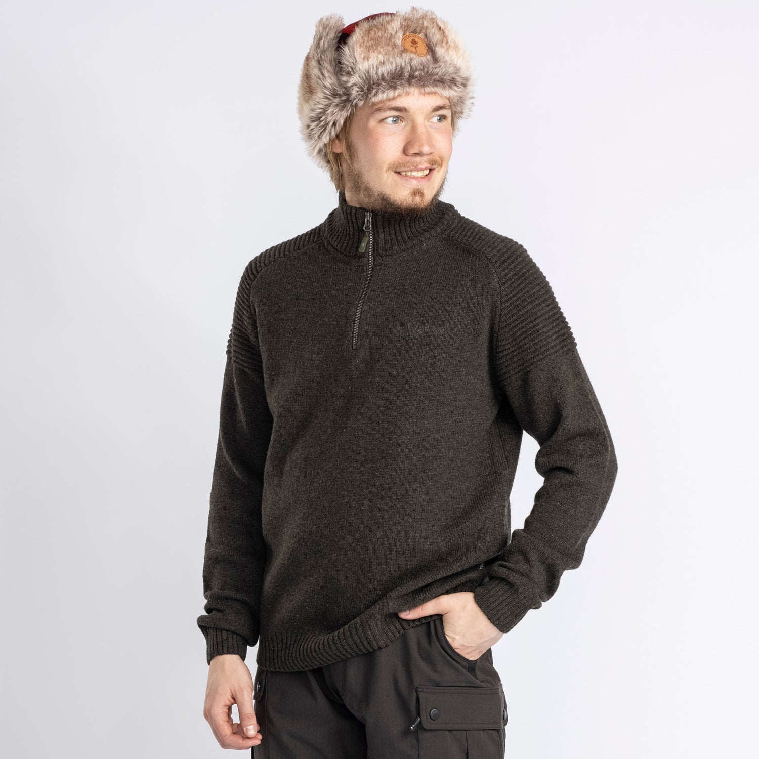 Pinewood Varnamo Zip Neck Sweater