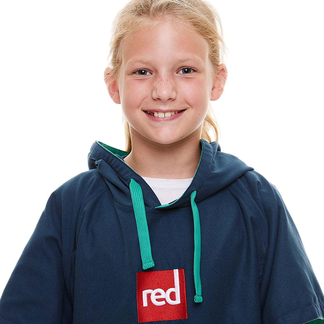 Red Kids Quick Dry Microfibre Changing Robe