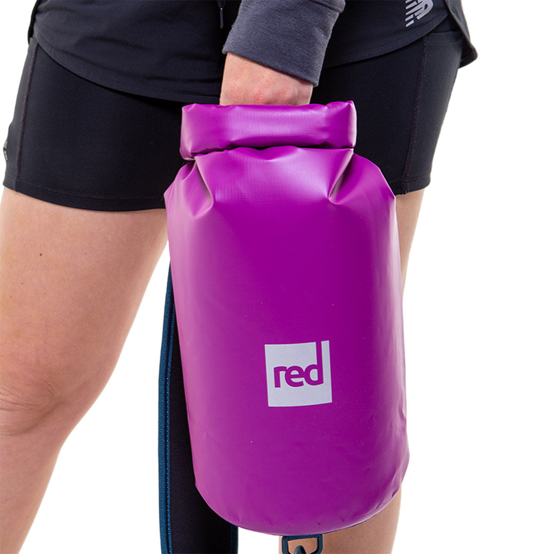 Red Waterproof Roll Top 10 Litre Dry Bag