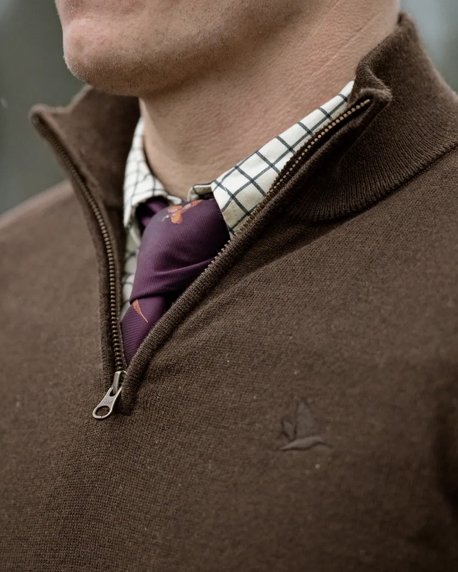 Seeland Pine Half Zip Sweater