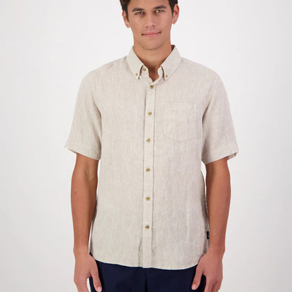 Swanndri Humber Short Sleeve Linen Shirt