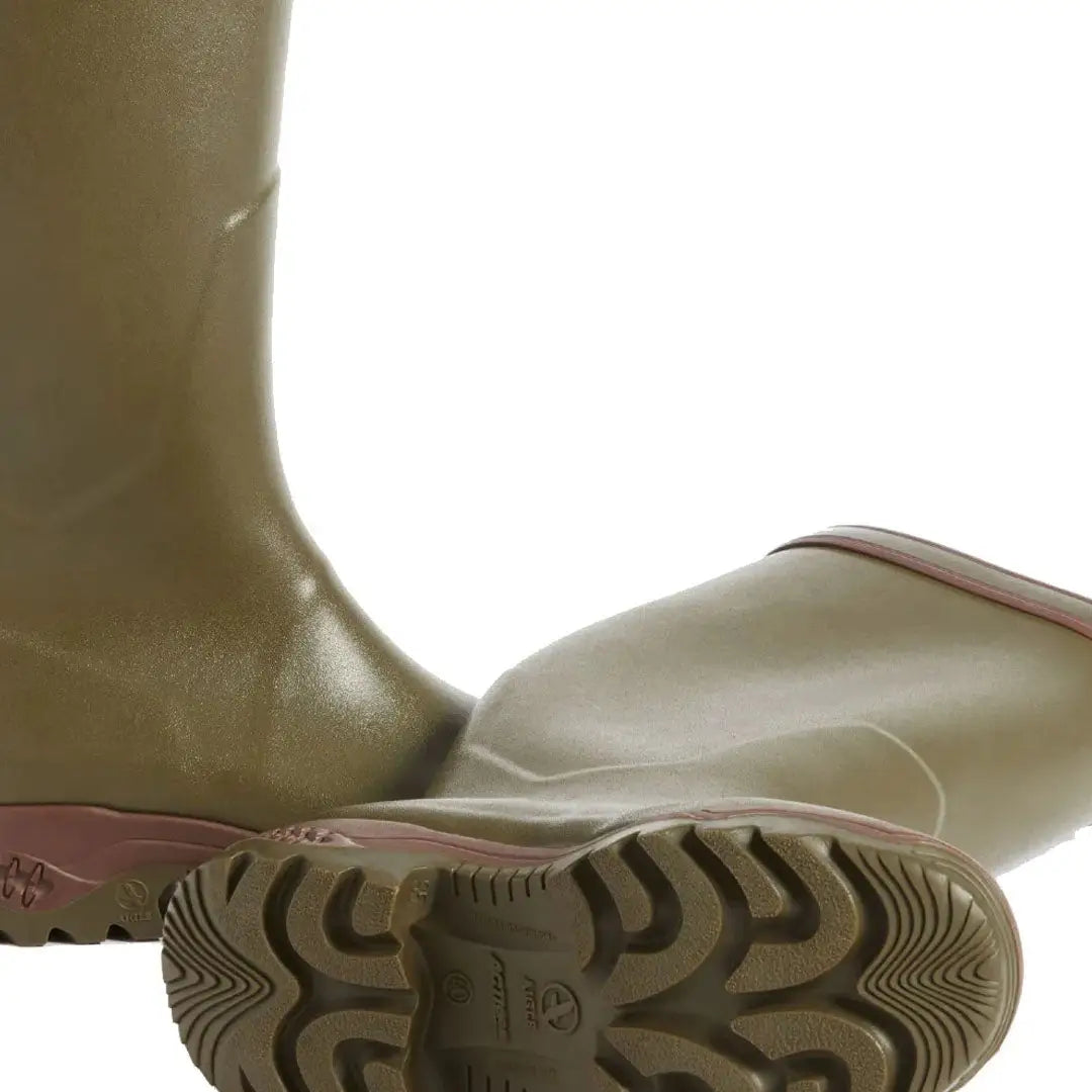 Olive green Aigle Parcours Wellington Boots perfect for country clothing adventures