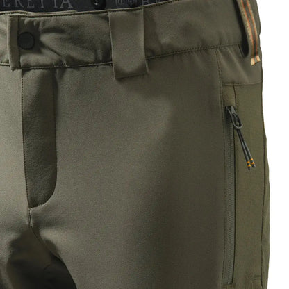Olive green Beretta 4 Way Stretch EVO pants showcasing stretch evo pants comfort