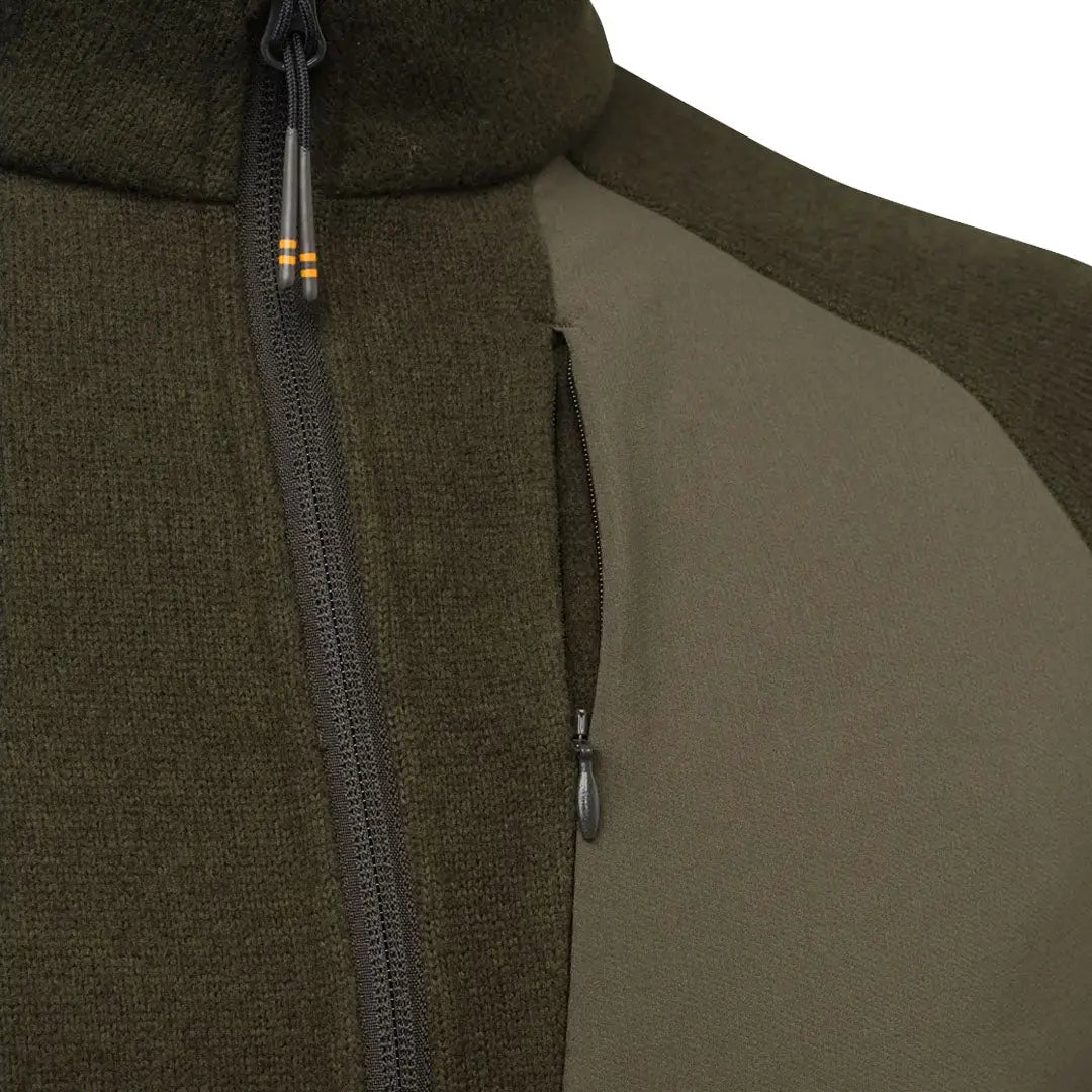 Olive green Beretta Abisko Half Zip Fleece jacket perfect for outdoor adventures
