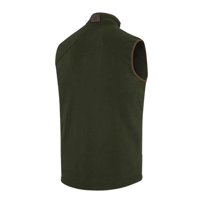 Olive green Beretta Arlington Vest with brown trim for country clothing and outdoor hunting gear