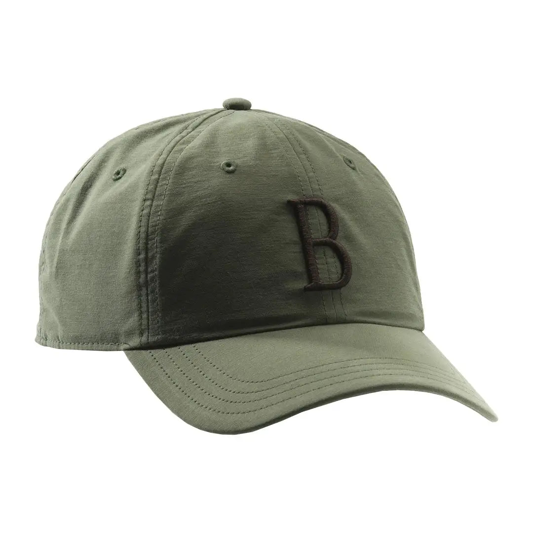 Olive green Beretta Big B Cap, perfect for country clothing and outdoor hunting trips