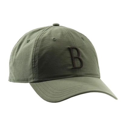 Olive green Beretta Big B Cap, perfect for country clothing and outdoor hunting trips
