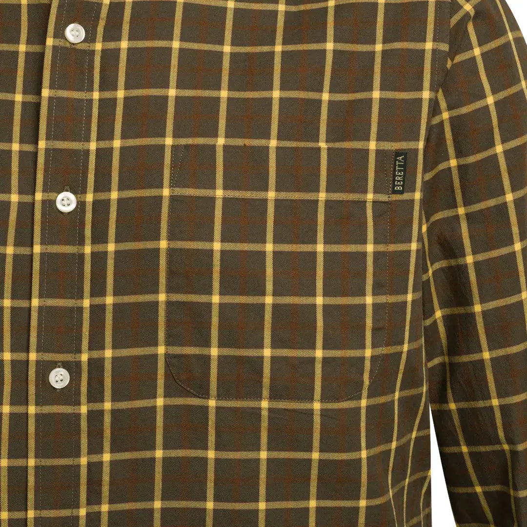 Plaid button-down shirt from Beretta Bryggen Shirt collection, perfect Bryggen shirt style