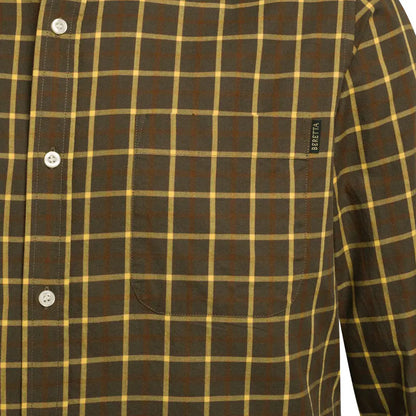 Plaid button-down shirt from Beretta Bryggen Shirt collection, perfect Bryggen shirt style