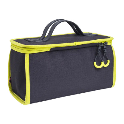 Gray and yellow zippered bag with handles for Beretta Challenge Cart or Challenge Cart