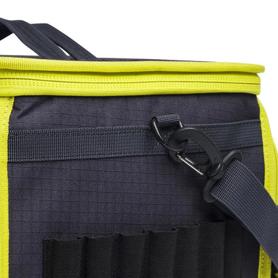 Beretta Challenge Cart Bag 250 with neon yellow accents, zipper and carabiner