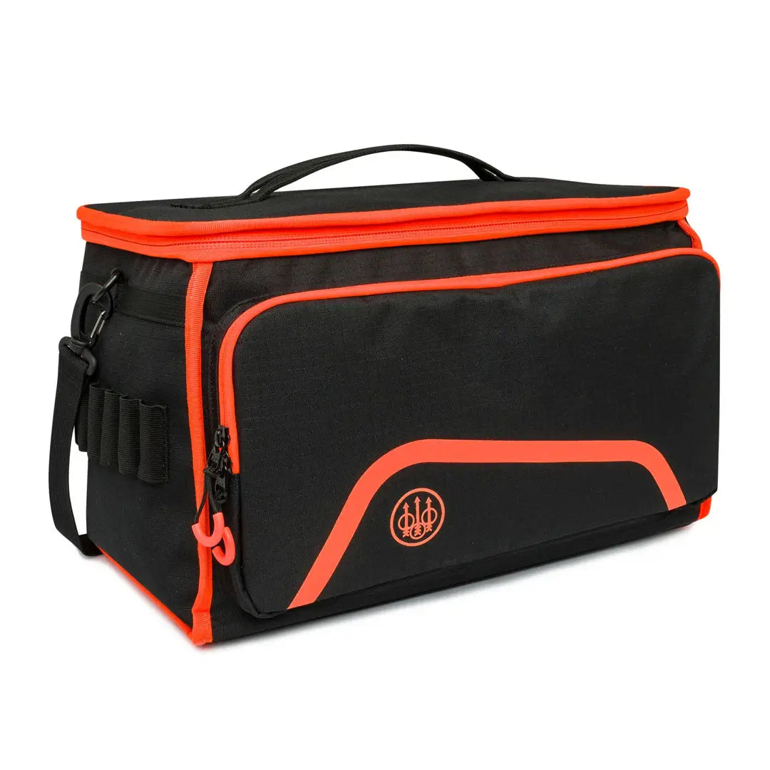 Beretta Challenge Cart Bag 250 with black orange tactical gear and logo