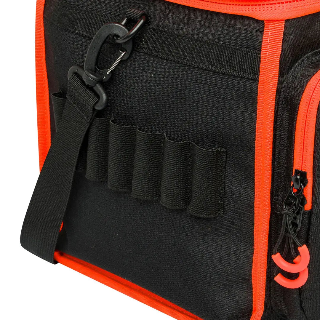 Beretta Challenge Cart Bag 250 with black orange tactical gear, reinforced stitching