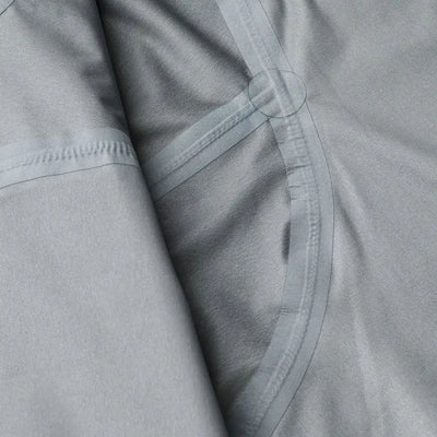 Gray fabric with stitched seams on Beretta Chamois 3 Layer Jacket for hunting outdoors