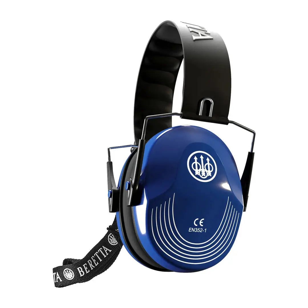 Blue Beretta Earmuff for hunting and outdoor country clothing protection