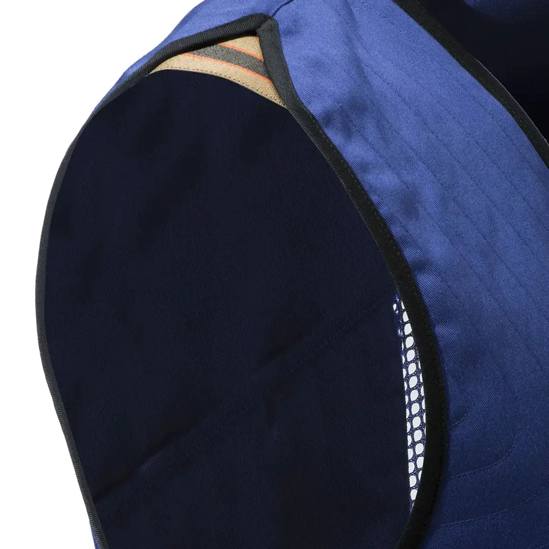 Blue and navy sleeveless Beretta Full Mesh Shooting Vest for ultimate shooting comfort