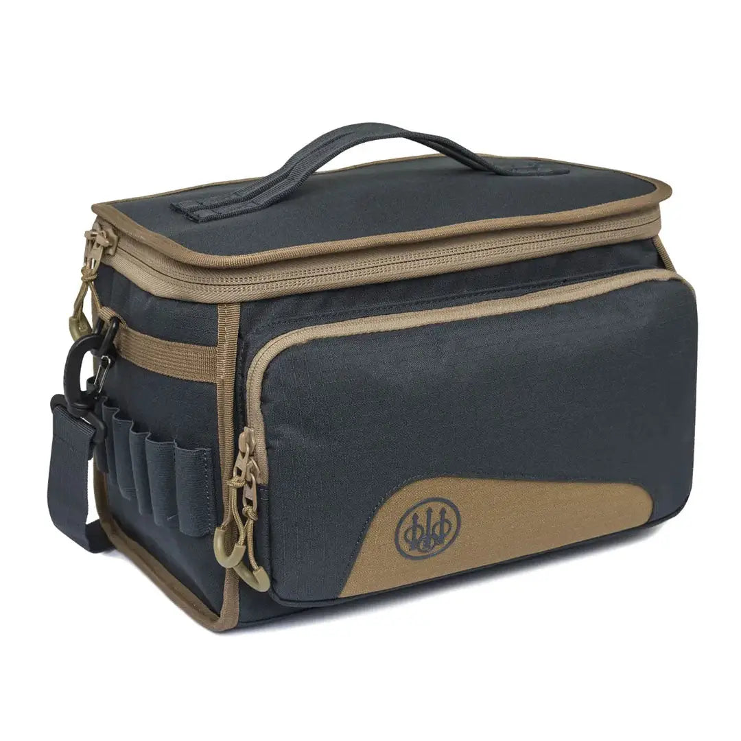 Gray and tan zippered Beretta GameKeeper EVO cart bag for gamekeeper evo cart storage
