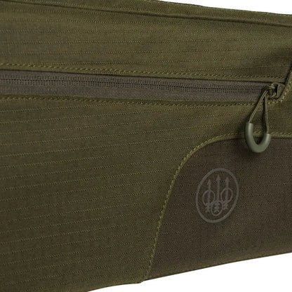 Olive green fabric gun case for Beretta GameKeeper EVO with barrel lengths, country clothing style