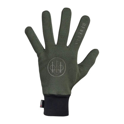 Green and black Beretta Hardface Gloves perfect for hunting and country clothing