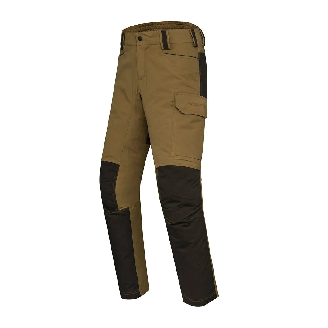 Beretta Jabali tan black tactical pants with reinforced knees for hunting outdoors
