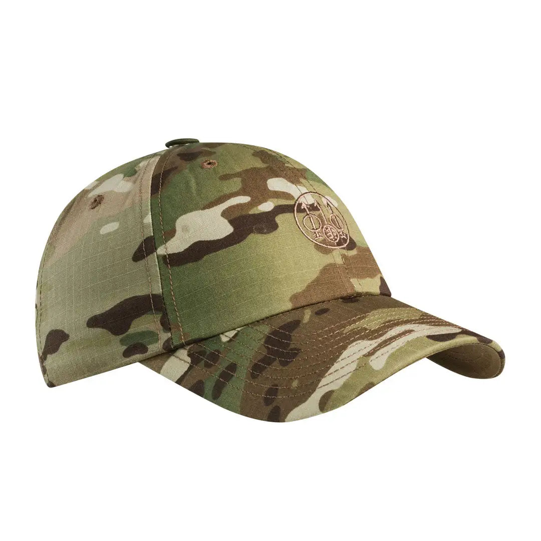 Beretta Multicam camo cap with earthy logo for hunting outdoors