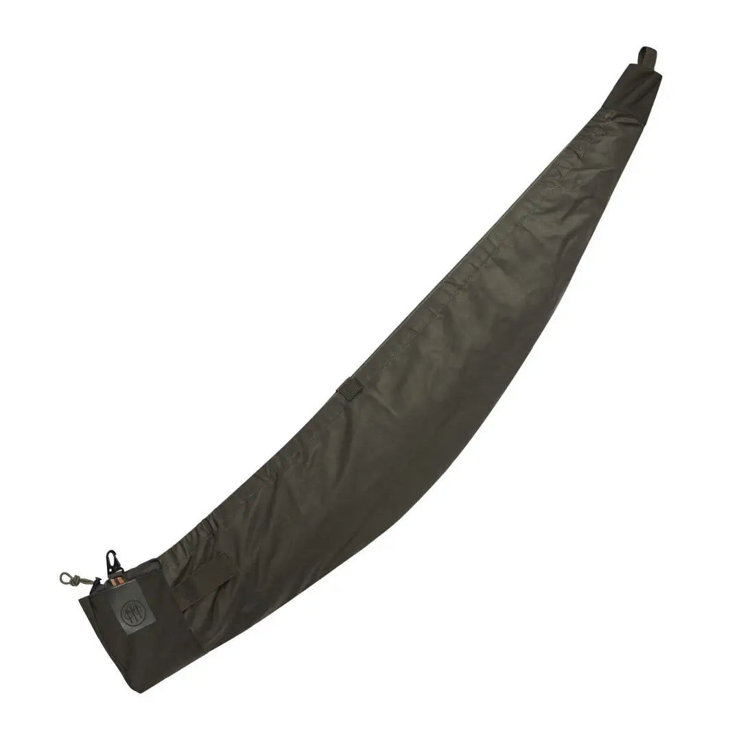 Dark olive Beretta gun case sail cover with zipper, hunting country clothing