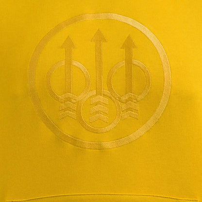 Beretta Mens Pintail Hoodie bright yellow fabric with arrow emblem
