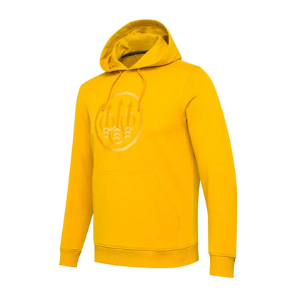Beretta mens Pintail Hoodie: bright yellow with subtle chest logo