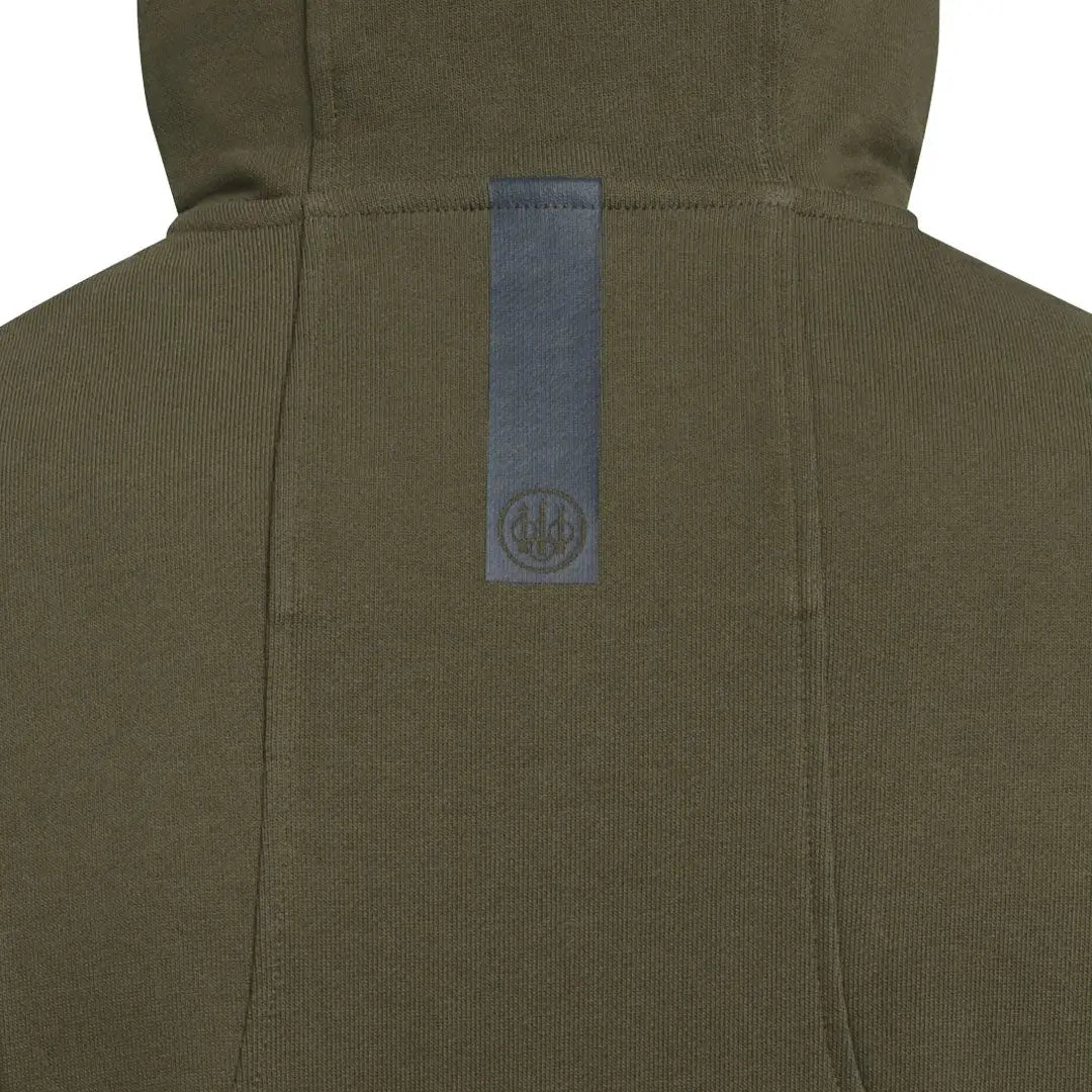 Olive green back view of the Beretta Pintail Hoodie for stylish country clothing and hunting