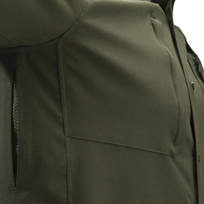 Beretta plain lightweight shirt olive green jacket with mesh pocket lining