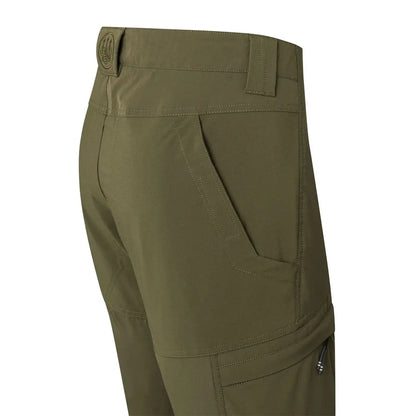 Beretta Rush EVO pants in olive green with stretch material pockets