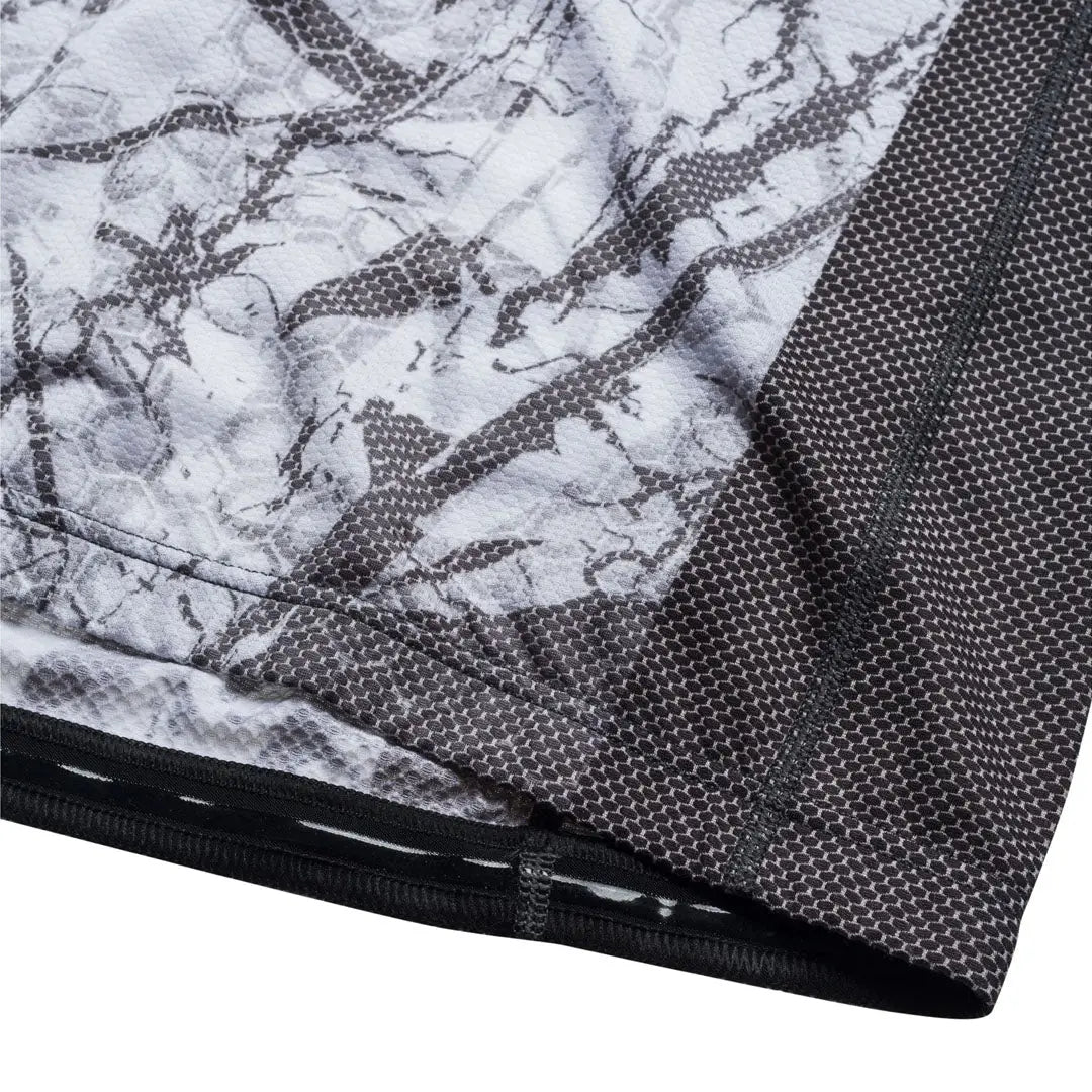 Beretta Rush Scratch Polo black white lace honeycomb edge for hunting outdoors