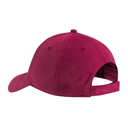Maroon Beretta Sanded EVO unisex baseball cap with adjustable strap